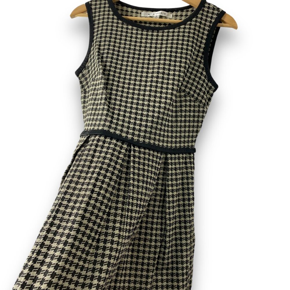 Max Studio Houndstooth Sleeveless Dress Size S - Picture 7 of 7